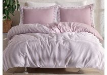 Постельное белье ранфорс Delux Turkiz - Santiago Violet (Turkey), евро